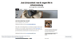 Desktop Screenshot of joziuncooked.wordpress.com