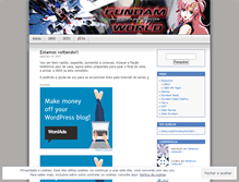 Tablet Screenshot of gundamworld.wordpress.com