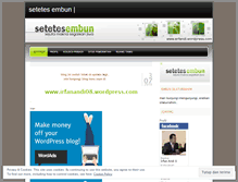 Tablet Screenshot of erfandi.wordpress.com