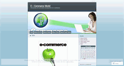 Desktop Screenshot of ecomworld.wordpress.com