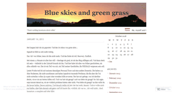 Desktop Screenshot of blueskiesandgreengrass.wordpress.com