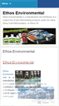 Mobile Screenshot of ethosenvironmental.wordpress.com