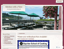 Tablet Screenshot of bayviewschoolofcookingblog.wordpress.com