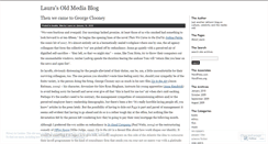 Desktop Screenshot of laurasmediablog.wordpress.com