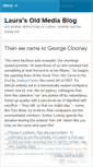 Mobile Screenshot of laurasmediablog.wordpress.com