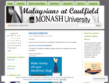 Tablet Screenshot of malaysiansatcaulfield.wordpress.com