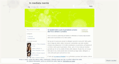 Desktop Screenshot of inmediatamente.wordpress.com
