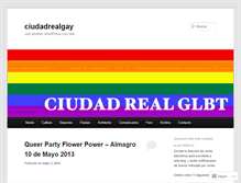 Tablet Screenshot of ciudadrealgay.wordpress.com