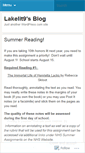 Mobile Screenshot of lakelit9.wordpress.com