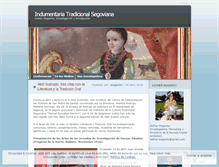 Tablet Screenshot of indumentariatradicionalsegoviana.wordpress.com