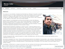 Tablet Screenshot of hassanazhar.wordpress.com