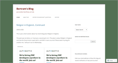Desktop Screenshot of bertramsblog2.wordpress.com