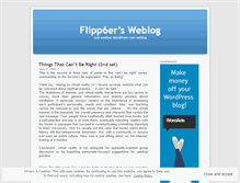 Tablet Screenshot of flipp6er.wordpress.com