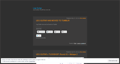 Desktop Screenshot of legguitar.wordpress.com