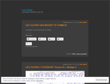 Tablet Screenshot of legguitar.wordpress.com