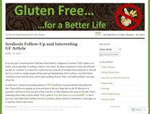 Tablet Screenshot of gfforabetterlife.wordpress.com