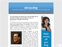 Tablet Screenshot of danzaudlap.wordpress.com