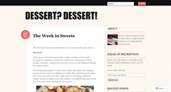 Desktop Screenshot of dessertdessert.wordpress.com