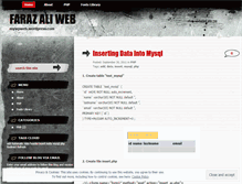 Tablet Screenshot of mywpweb.wordpress.com