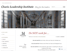 Tablet Screenshot of charis4leaders.wordpress.com