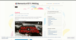 Desktop Screenshot of nemonico101.wordpress.com