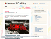 Tablet Screenshot of nemonico101.wordpress.com