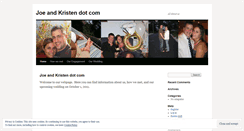 Desktop Screenshot of joekristen.wordpress.com