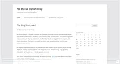 Desktop Screenshot of nostressenglish.wordpress.com