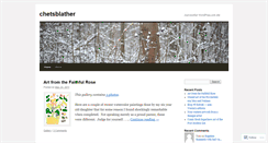 Desktop Screenshot of chetsblather.wordpress.com