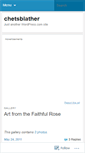Mobile Screenshot of chetsblather.wordpress.com