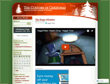 Tablet Screenshot of customsofchristmas.wordpress.com