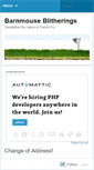 Mobile Screenshot of barnmouse.wordpress.com