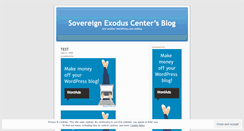 Desktop Screenshot of exoduscenter.wordpress.com