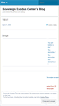 Mobile Screenshot of exoduscenter.wordpress.com
