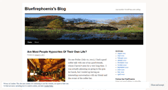 Desktop Screenshot of bluefirephoenix.wordpress.com