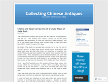 Tablet Screenshot of chineseantiques.wordpress.com