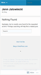 Mobile Screenshot of jennjalowiecki.wordpress.com