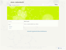 Tablet Screenshot of jennjalowiecki.wordpress.com