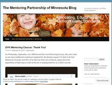 Tablet Screenshot of mentoringworks.wordpress.com