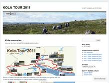 Tablet Screenshot of dwkolatour.wordpress.com
