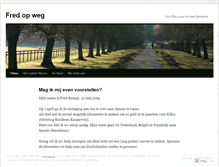 Tablet Screenshot of fredopweg.wordpress.com