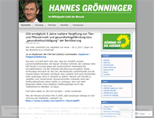 Tablet Screenshot of groenninger.wordpress.com