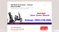 Desktop Screenshot of ojekmotordisurabaya.wordpress.com