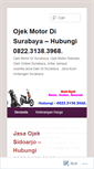 Mobile Screenshot of ojekmotordisurabaya.wordpress.com