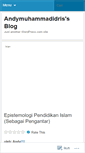 Mobile Screenshot of andymuhammadidris.wordpress.com