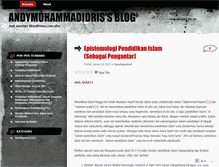 Tablet Screenshot of andymuhammadidris.wordpress.com