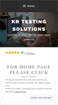 Mobile Screenshot of krtesting.wordpress.com