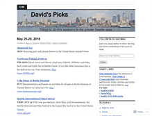 Tablet Screenshot of davidspicks.wordpress.com