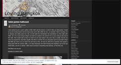 Desktop Screenshot of lovingbangkok.wordpress.com