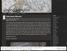 Tablet Screenshot of lovingbangkok.wordpress.com